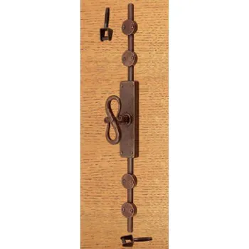 Okenní klika M&T FM 017.MPE Kovaná okenní klika s externími tyčemi