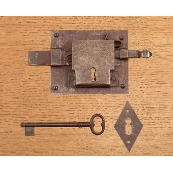 Dveřní kování M&T FS 190.65DX Sardský příčný zámek 120×100 mm, levý