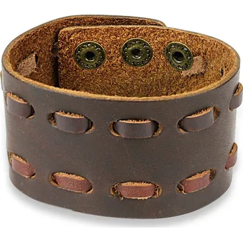 Náramek Kožený náramek SL0217-BRN