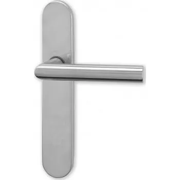 Dveřní kování M&T Klika Lusy, Objekt nerez NRz, plný štítek