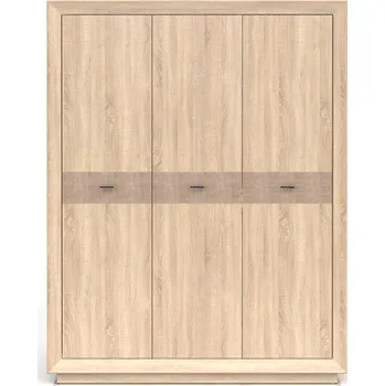 Šatní skříň BRW Largo Skříň PSZF3D/21/16 Dub sonoma/sibu