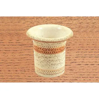 Sada koupelnových doplňků M&T C 321 Keramická sklenice vyrobená a malovaná ručně