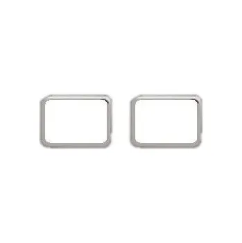 Dveřní kování M&T Spodní rozety Minimal/Maximal, SNi matný nikl, WC Maximal double