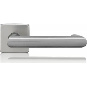 Dveřní kování M&T Dveřní klika Hanna na čtvercové rozetě, Economy nerez NRz, dozické