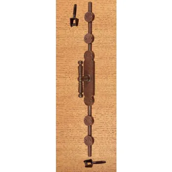 Okenní klika M&T FM 382.MPE Kovaná okenní klika s externími tyčemi