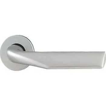 Dveřní kování M&T Klika-rukojeť Sogut k zámku na sklo, povrch SNi matný nikl