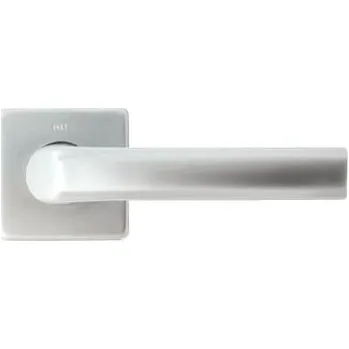 Dveřní kování M&T Klika Garanti, čtvercová rozeta, SNi matný nikl, madlo/klika R