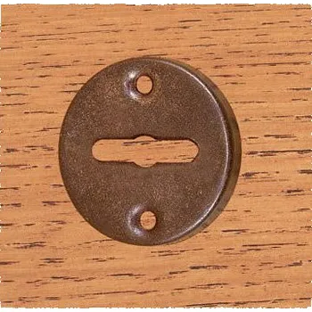 Dveřní kování M&T FB 713.SC Vyvýšená kulatá klíčová dírka ř 50 mm, zámek pro trezorový klíč