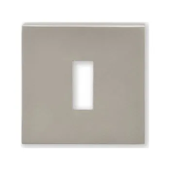 Dveřní kování M&T Spodní rozeta hranatá 54×54 mm, SNi matný nikl, dozické