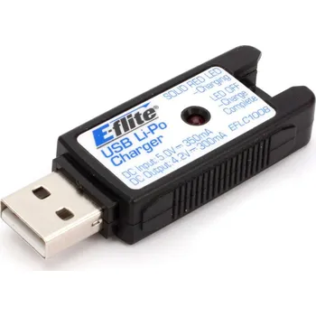 Nabíječ USB 1-článek LiPol 300mA
