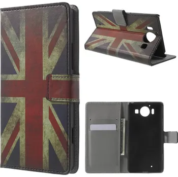 Pouzdro na mobilní telefon TVC Pouzdro s britskou vlajkou pro Microsoft Lumia 950