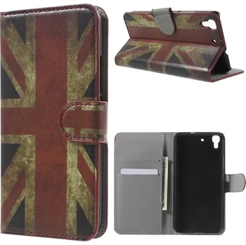 Pouzdro na mobilní telefon Koženkové pouzdro TVC s britskou vlajkou pro Huawei Honor 4A/Honor Y6