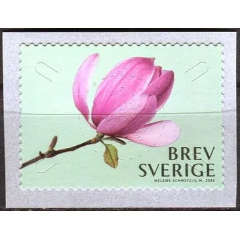 Poštovní známka Švédská pošta (2015) MiNr. 3051 ** - Švédsko - Magnolie