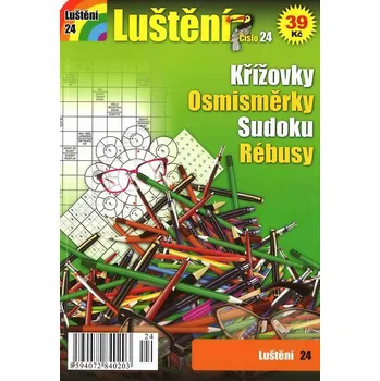 Kniha Luštění 24 - křížovky, osmisměrky, sudoku, rébusy