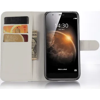 Pouzdro na mobilní telefon Koženkové pouzdro TVC WalletCase pro Huawei G8 Barva: Bílá