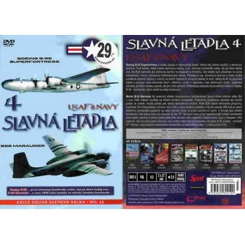 DVD film Slavná letadla 4 USAF & NAVY DVD