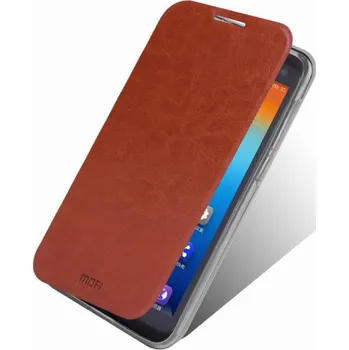 Pouzdro na mobilní telefon Koženkové pouzdro Mofi pro Lenovo S930 Barva: Hnědá