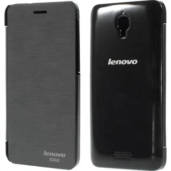 Pouzdro na mobilní telefon Pouzdro se stojánkem pro Lenovo S660 Barva: Černá