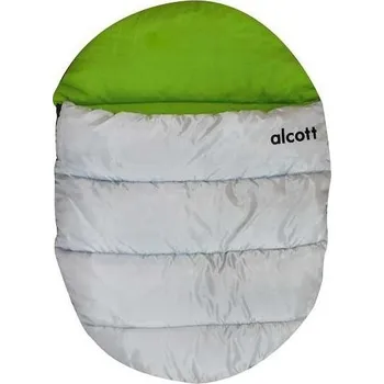 Pelíšek pro psa Alcott spací pytel zelená/šedá
