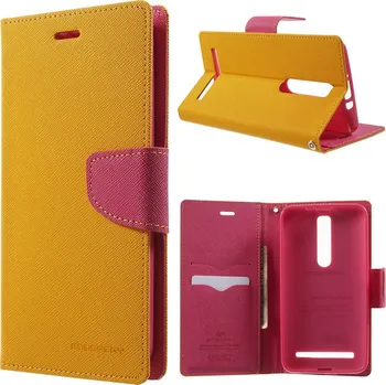 Pouzdro na mobilní telefon Pouzdro se stojánkem pro Asus Zenfone 2(ZE551ML) Barva: Žlutá