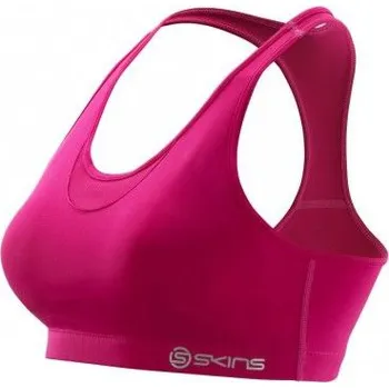 Podprsenka SKINS A200 Womens Speed Crop Top - Pink (dámská kompresní podprsenka) S