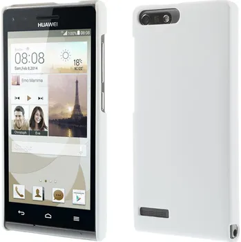 Pouzdro na mobilní telefon Plastové pouzdro TVC HardCase pro Huawei Ascend G6 4G Barva: Bílá
