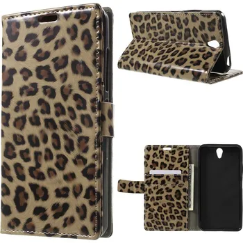 Pouzdro na mobilní telefon Koženkové pouzdro TVC s leopardím vzorem pro Lenovo Vibe S1