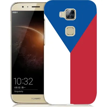 Pouzdro na mobilní telefon Plastové pouzdro TVC "Vlajka ČR" pro Huawei Honor 5X