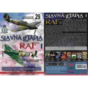 DVD film Slavná letadla 1 RAF DVD