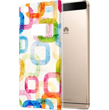 Pouzdro na mobilní telefon Pouzdro s geometrickými obrazci pro Huawei P8 (Huawei Ascend P8)