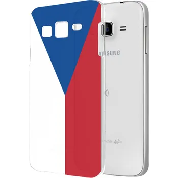 Pouzdro na mobilní telefon Plastové pouzdro TVC "vlajka ČR" pro Samsung Galaxy J5 SM-J500F