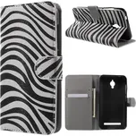 Koženkové pouzdro TVC Zebra pro Asus Zenfone Go (ZC500TG)