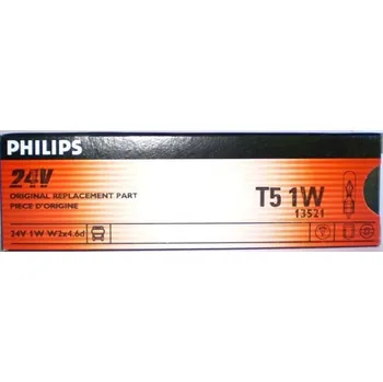 Povinná bezpečnostní výbava Philips 24V 1W W2X4.6D T5 13521CP