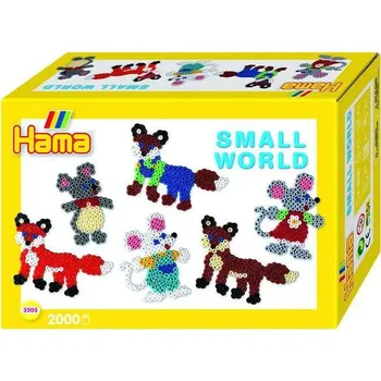 zažehlovací korálek Hama Beads Midi Malý svět Zvířátka z lesa 2000 ks