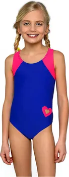Dívčí plavky Lorin Dívčí plavky Eliška modro růžové 152