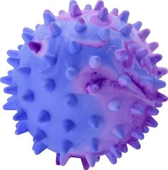 Hračka pro psa Sum-plast míč s bodlinami plovací vanilkový 6,5 cm