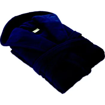 Dámský župan Möve bavlněný froté župan s kapucí tmavě modrý