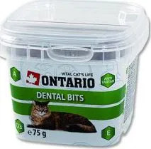 Pamlsek pro kočku Ontario Snack Bits Dental 75 g