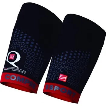 Cyklistické návleky Compressport Quad For Trail černé