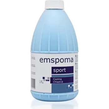 Masážní přípravek Emspoma masážní emulze chladivá - modrá 500ml
