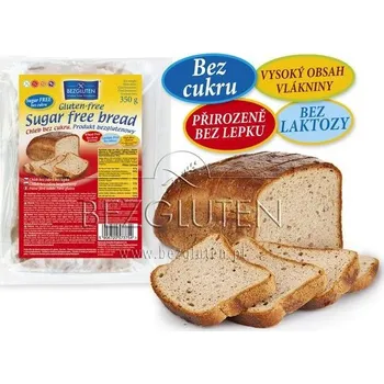 Pečivo Chléb vícezrnný - bez přidaného cukru, bez lepku 350g BEZGLUTEN