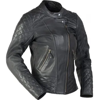 Moto bunda MBW BETTY dámská kožená bunda černá Velikost.: 40
