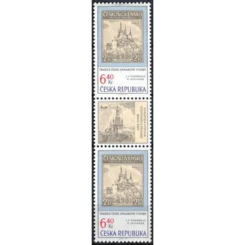 Poštovní známka Česká pošta (2003) č. 347 ** - Česká republika - S - Tradice české známkové tvorby (1+K+1)