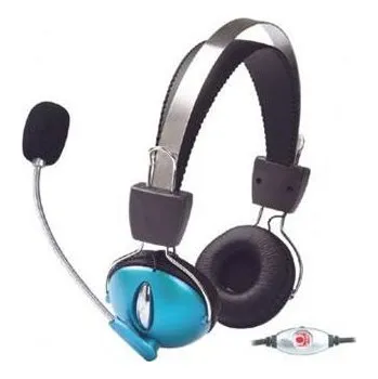 Sluchátka Sluchátka s mikrofonem MANHATTAN multimediální, ovládání hlasitosti, 3.5mm jack - 8592220002107