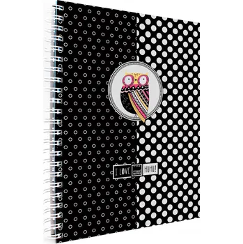 Zápisník MAKENOTES Záznamová kniha A4 I LOVE HUHU!