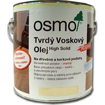 impregnace na dřevo OSMO tvrdý voskový olej protiskluzný na podlahy - R9 - 0.75 l (Protiskluzný nátěr na dřevo podlahu)