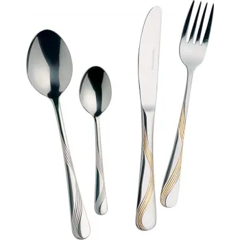 Příbor luxusní sada příborů Mulex Nevada 72 dílů GOLD (DÁRKOVÉ BALENÍ)