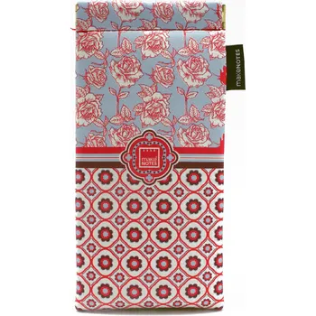 Pouzdro na brýle MAKENOTES Pouzdro na brýle FLORAL QUILT - pružinové zavírání