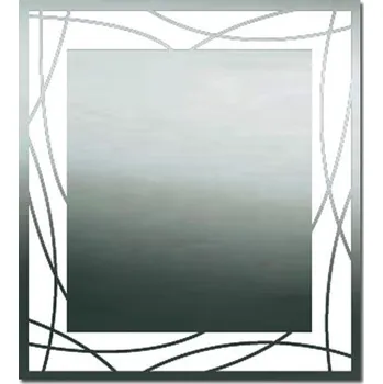 Zrcadlo Zrcadlo koupelnové 30 x 40 cm dekor na zavěšení (Zrcadlo do koupelny, nástěnné, zrcadlo na stěnu, kosmetické)