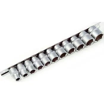 Gola sada Hlavice nástrčné 3/8", 6 hran 5/16" - 13/16", 11 dílů, palcové, Triumf (Triumf - profi)